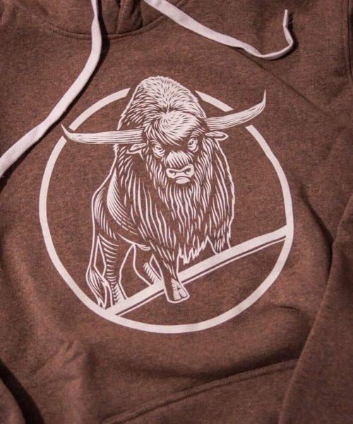 Bison print sweatshirt